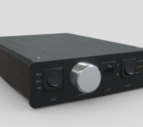 Modern Audio Amplifier 3d model