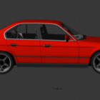 Red Bmw 535 Coche