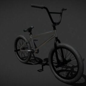 小轮车自行车3d模型