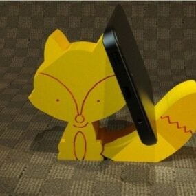Support de téléphone portable Baby Fox imprimable modèle 3D