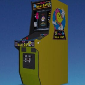 Machine d'arcade bébé Pac-man modèle 3D
