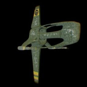 太空飞船巴比伦布拉基里巡洋舰3d模型