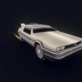 Zurück in die Zukunft Auto 3D-Modell
