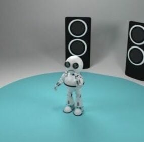 Bump Ball Robot 3D-malli