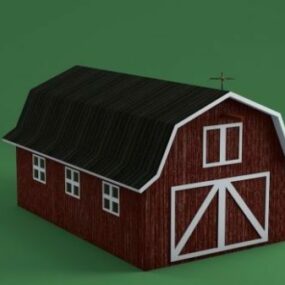 Model 3d Fancy Barn House
