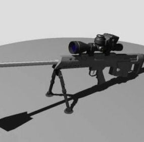 バレット M95 銃 3D モデル
