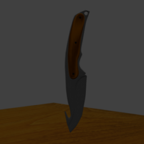 Gut Knife Weapon 3d-modell