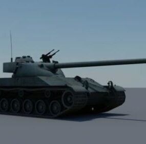 Model 2d Senjata Tank Soviet Antik Ww3