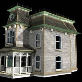 Western Bates House 3d model
