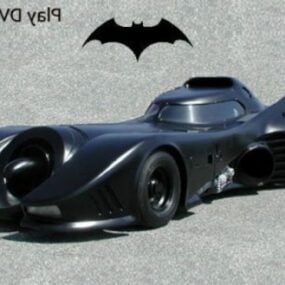 Berömd Batmobile Car 3d-modell