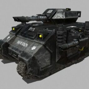 전투 탱크 프레데터 게임 디자인 3d 모델