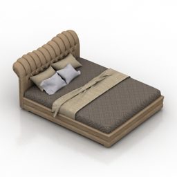 Bed Imperia Furniture 3d model