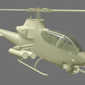 Bell Ah1 Helicopter 3d model