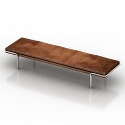 Furniture Wooden Bench King 3d model