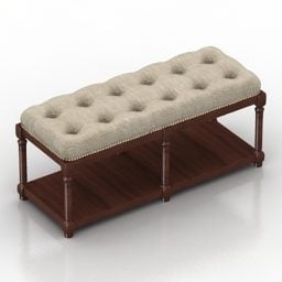 Furniture Bench Greta 3d model