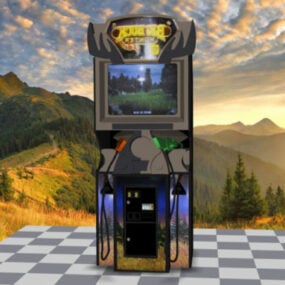 3д модель игрового автомата Big Buck Hunter