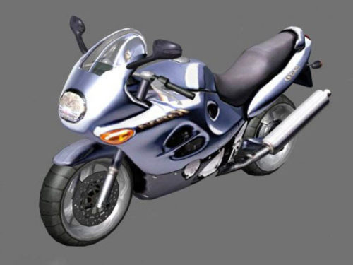 3d Printable Motorbike Model