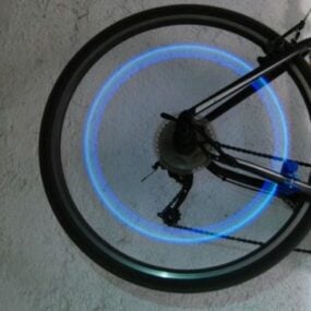 Luz de rueda de bicicleta Modelo 3d imprimible