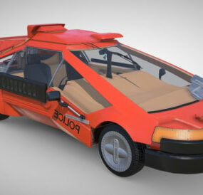 نموذج سيارة بليد رانر ديكارد ثلاثي الأبعاد