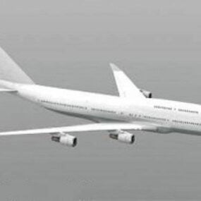 Boeing 747 Pesawat model 3d