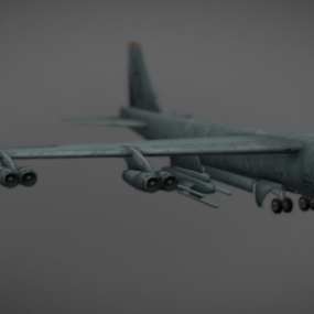 بوئینگ B-52 مدل 3d