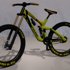 نموذج تصميم الدراجة الجبلية ثلاثي الأبعاد