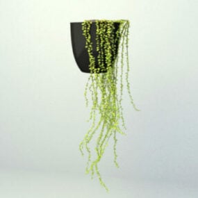 盆栽アイビー植物 3D モデル