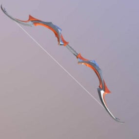 Bow And Arrow, Gaming Weapon 3d model
