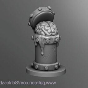 Modelo 3D para impressão do Brain Jar