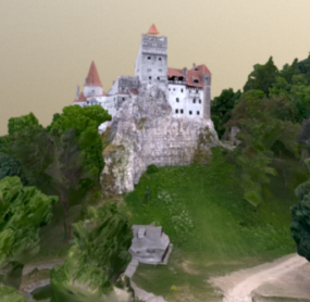 Bran Castle Building 3d model