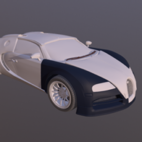 Modern Bugatti Veyron Car 3d model