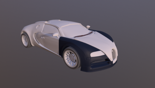 Modern Bugatti Veyron Car