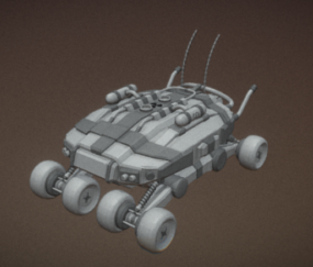 Buggy Araç Konsepti 3D modeli