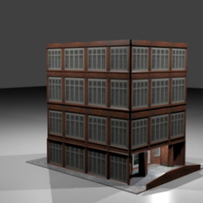 3д модель научно-фантастического здания в Затерянном городе