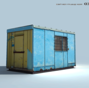 Small Shed Building 3d model