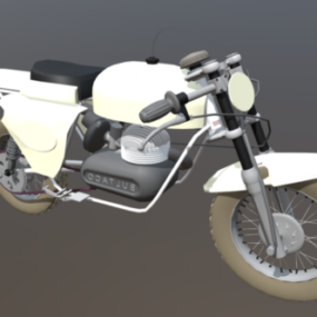 نموذج دراجة موتوكروس الرياضية ثلاثية الأبعاد