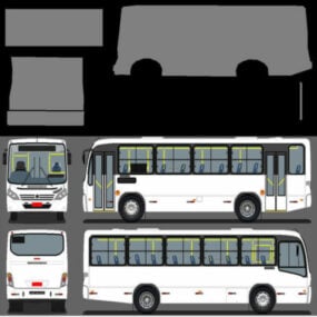 Vehicle Bus Car Paz 3d model