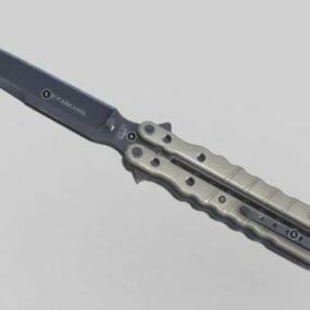 Butterfly Knife Weapon 3d-model