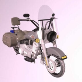 City Moped Bike 3d model