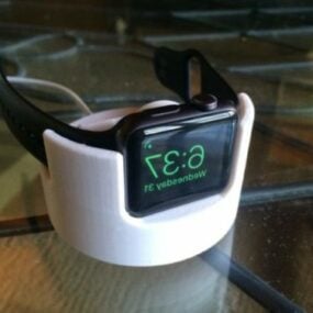Yazdırılabilir Apple Watch Şarj Cihazı 38mm 3D model