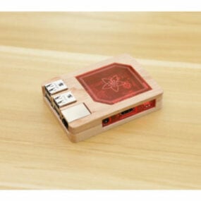 Caja de madera imprimible para Raspberry Pi 3 modelo 3d