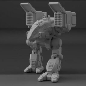 Modelo 3D para impressão de personagem Catapult Battletech