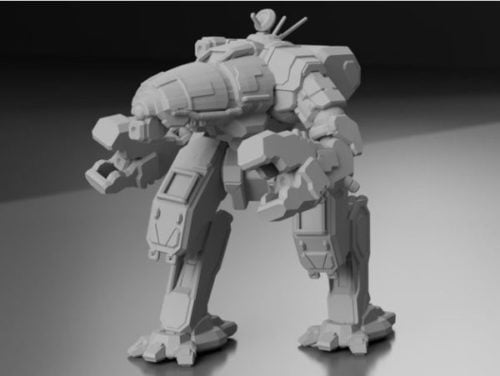 Crab Battletech Character Sculpture