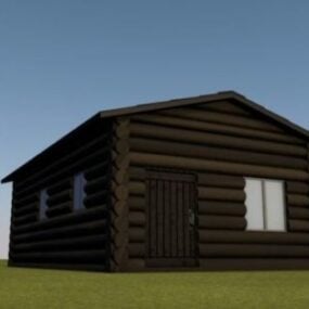 Model 3D wiejskiego domu wiejskiego