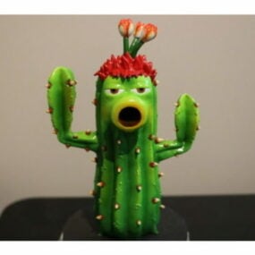 Εκτυπώσιμο τρισδιάστατο μοντέλο Cactus Plants Vs Zombies