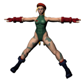 Cammy Character 3d model