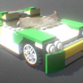 Sci-fi Car Cabriolet Concept 3D-malli