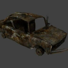 Uszkodzony samochód Model 3D