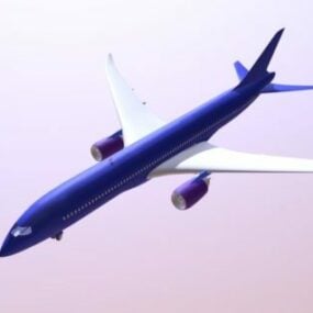 3D model komerčního letadla