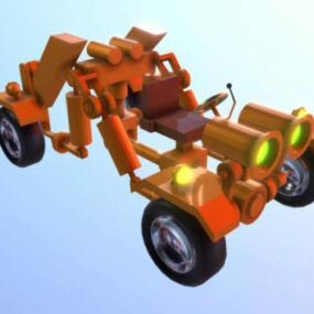 Sci-fi Carbot Auto 3D-model
